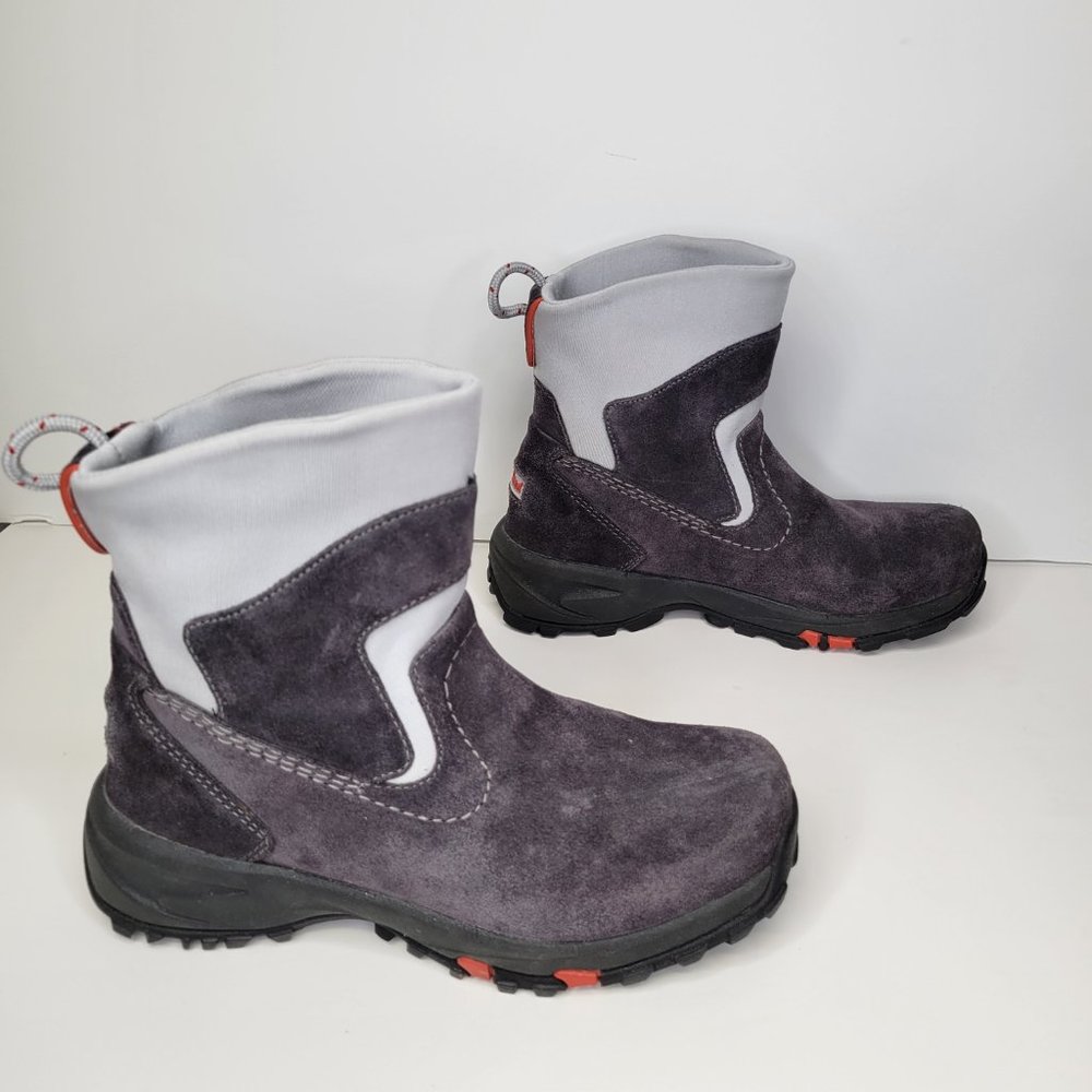 L. L. Bean Women's Size 6 Boots Gray Suede Thinsulate - Picture 7 of 9